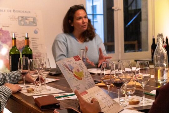 Bordeaux Super Saver Wine Tasting class with Lunch and St Emilion region