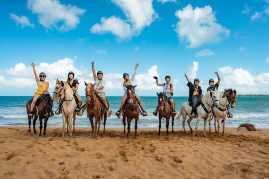 Luquillo Beach Horse Ride from Carabalí Rainforest Adventure Park