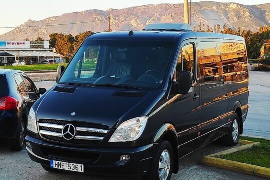 Economy Roundtrip Transfer Santorini Airport ( Max 4 stop )