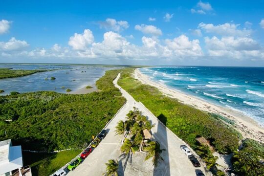 Amazing Jeep Tour Visit Punta Sur Park and San Gervasio Ruins