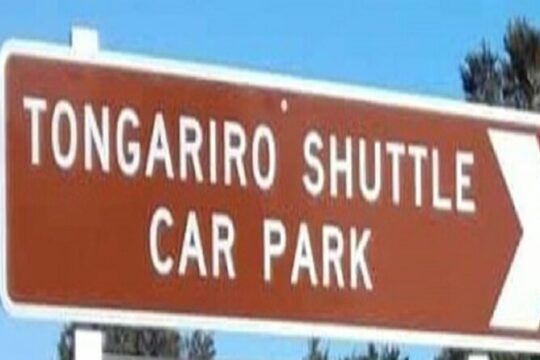 Tongariro Crossing Parking lot & Shuttle one way