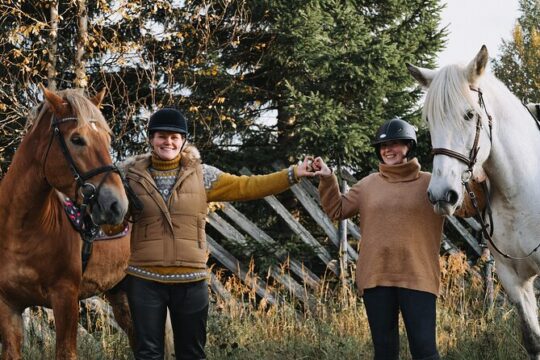 Riding Tour with Finnhorses at Santa Claus Village