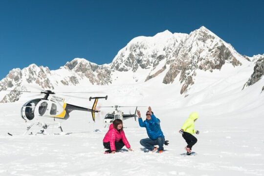 Fox Glacier and snow landing (allow 20 minutes - departs Fox Glacier)
