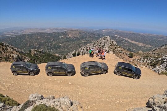 Full Day 4x4 Self-Drive Safari Tour in Crete with BBQ Lunch