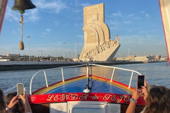 Lisbon Daytime & Sunset Tradicional Boat Tour Sightseeing Cruise