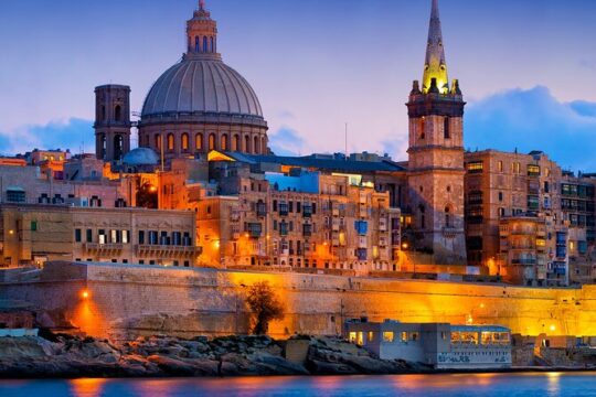 Guided Night Tour of Valletta Waterfront, Mdina and Rabat