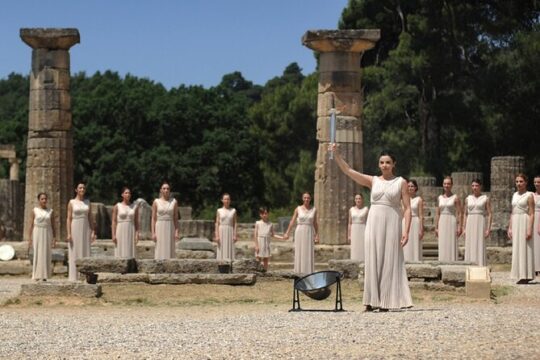 Ancient Olympia and Corinth Canal Full Day Mini Van Private Tour