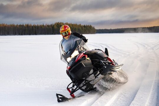 Snowmobile and Ice Fishing Experience