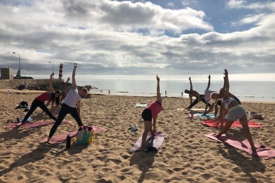 Morning or Sunrise Beach Yoga in Lagos by el Sol Lifestyle