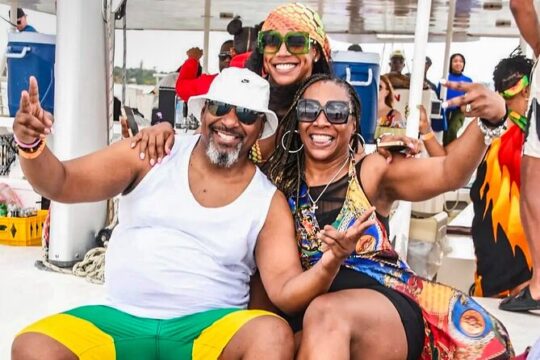 Party boat and Blue Hole combo from Ochi Rios