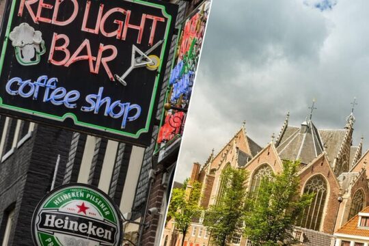 Amsterdam: Guided Red Light District and City Walking Tour