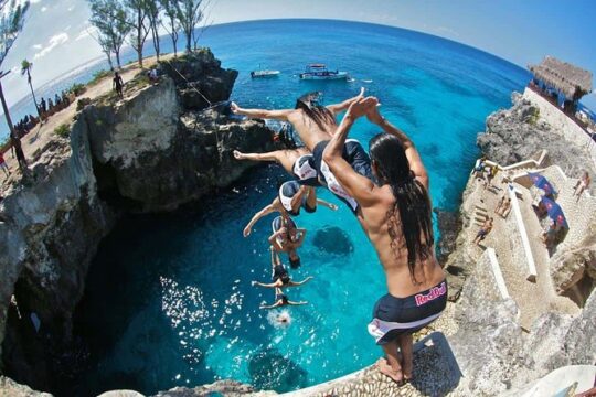 4. Negril Full-Day Guided / Sunset Tours 7miles Beach Blue Hole & Ricks Café