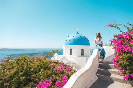 Santorini Vacation Photoshoot