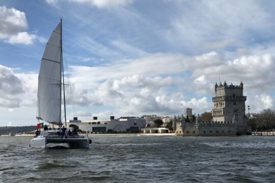 2H Tour on a Private Sailing Catamaran "Scarlett" up to 16 people