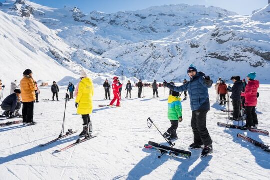 Mt. Titlis First Time Ski Experience from Zurich