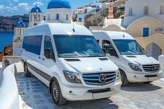 Santorini: Port Transfer to Hotels and Airport