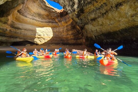 Benagil Cave Guided Kayaking Tour Caves & Secret Spots
