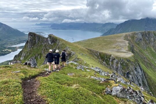 Hiking Into the Wilderness Of the Lofoten Islands Norway