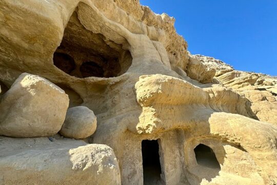 Full-Day Private Tour in Matala Caves and Ancient Gortyn in Crete