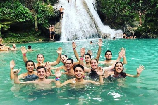 Irie Blue Hole Adventure Tour from Kingston