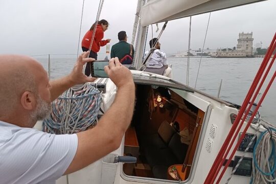 Private Lisbon Sailboat Tour with Welcome Drink