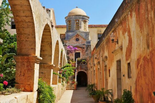 Shore Explore Chania: City Charm, Beach, Monastery & Winetasting