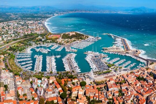 French Riviera West Coast Between Nice and Cannes