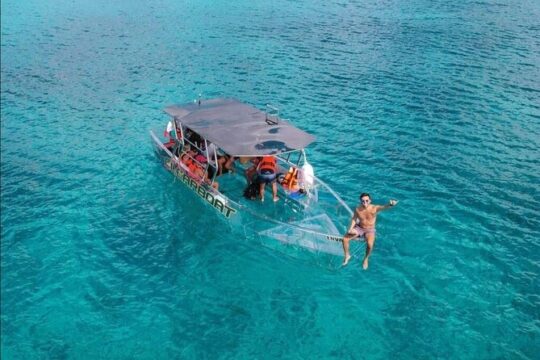 Cozumel Buggy Island Tours - Clear Boat