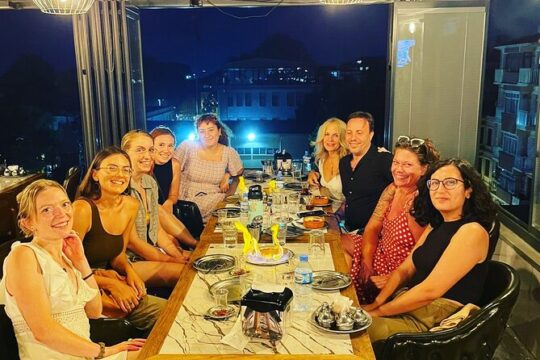 Istanbul Rooftop Experience and Turkish Food Night Tour