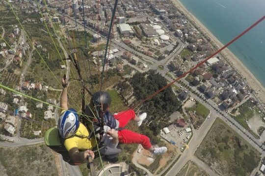 Tandem Paragliding from Antalya to Alanya