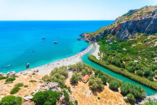 Palm Beach Preveli Day Experience from Rethymno