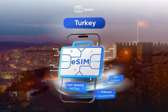Turkey eSIM (3-30 days, up to 20GB)