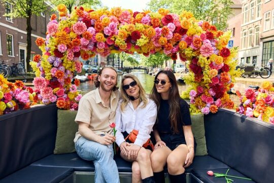 Amsterdam Flower Boat Canal Cruise with Local Guide
