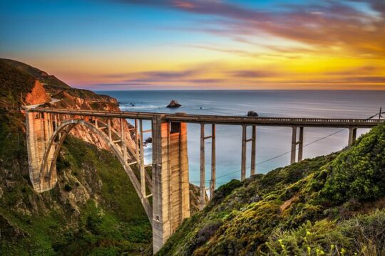 Private Tour Big Sur McWay Falls California Coast