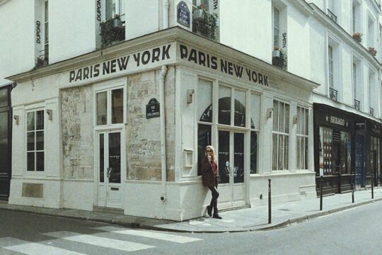 Private Marais District Fashion Photoshoot Plus One Polaroid