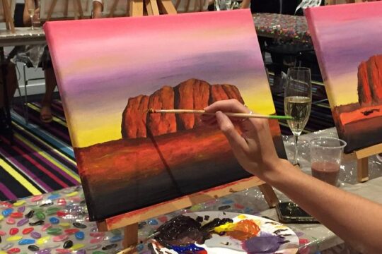 Paint and Sip BYO in Brisbane CBD Friday night