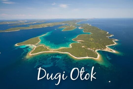 Private speedboat tour : Sakarun beach, Dugi otok, Golubinka Cave