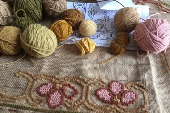 Private Tour to Evora and Arraiolos Learn to Embroider your own Rug from Lisbon