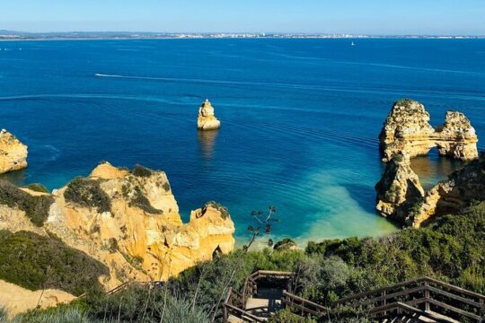 Algarve: Lagos sightseeing guided tour with E-bikes