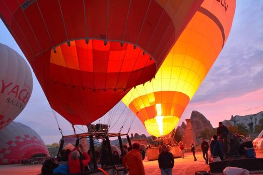 Cappadocia Jeep Safari with Hot Air Balloon Watch at Sunrise