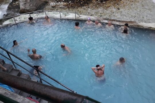 Pozar thermal spa and Edessa waterfalls full day private tour from Thessaloniki