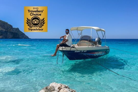 Zakynthos Private Boat: Keri Caves, Mizitres, Cave of Love (max5)