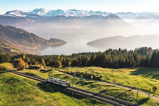 Mt Rigi Self-Guided Tour: Lake Lucerne Cruise and Mountain Spa
