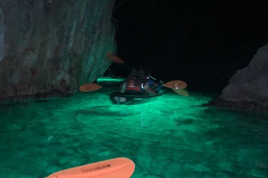 Night Kayaking with Liquid Glow