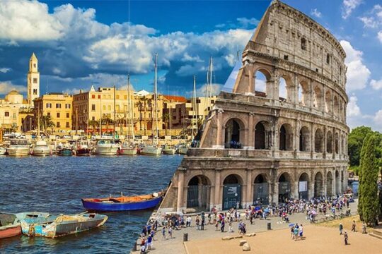 Private Transfer From Rome to Bari in Puglia (or viceversa)