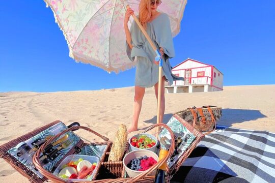 Lisbon Brunch Beach Picnic with Beach Set-up and Transfers