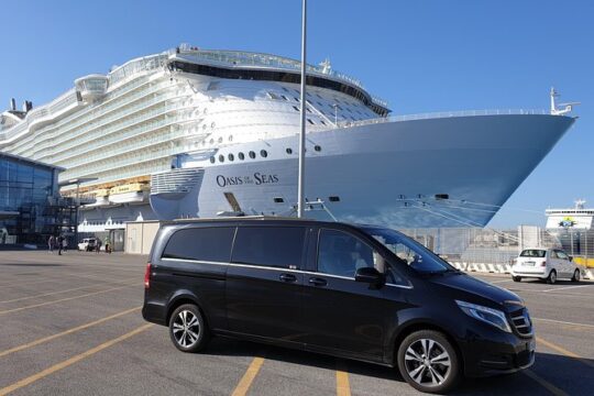 Transfer from Civitavecchia port to Fco Rome airport or Rome