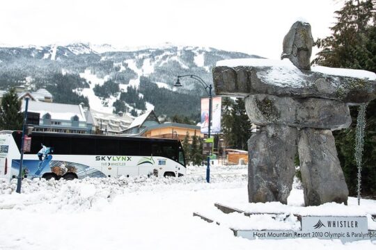 Squamish to-or-from Whistler by Bus (Single trip)