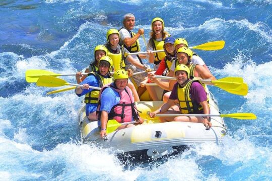 Rafting activity full of adrenaline