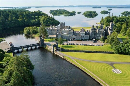 Lough Corrib cruise from Ashford Castle or Lisloughrey pier. Mayo. Guided.